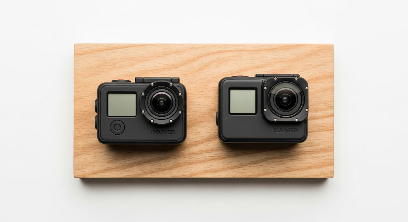 Comparatif GoPro Hero 12 vs DJI Action 4 — tableau caractéristiques techniques